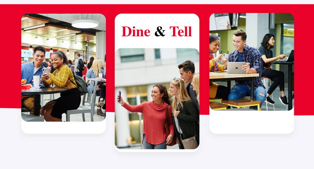 school’s Dine & Tell account where you can manage your SMS communication